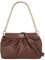 Cluty Umhängetasche echt Leder Damen | Made in Italy | Elegante 2in1 Clutch | Wandelbare Handtasche mit Schulterriemen | 021410