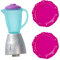 Ersatzteile f r Barbie Puppe Hello Dreamhouse - DPX21 ~ Ersatz Barbie Size Blender und rosa Platten