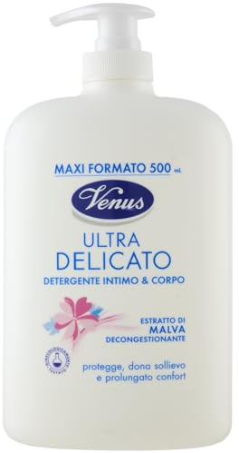 Venus - Detergente Intimo Ultra Delicato con Estratto di Malva 500 ml
