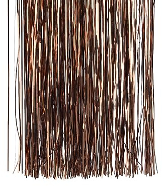 Kaemingk Lametta 40x50cm für Weihnachtsbaum Christbaumschmuck Weihnachtsdeko Weihnachtsgirlande Espressobraun lederbraun - Schokobraun - kastanienbraun - kupferbraun - Zimt