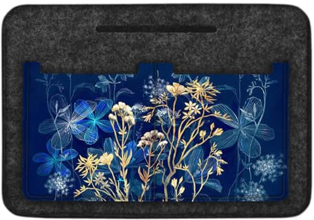 Bertoni Taschenorganizer Organizer Innen Aus Filz Midnight 26x18x8 cm Anthrazit