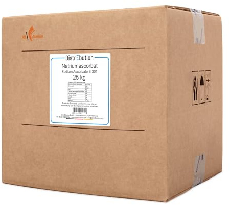 Natriumascorbat Pulver 25 kg Antioxidationsmittel Lebensmittelqualität E301 Vitamin C
