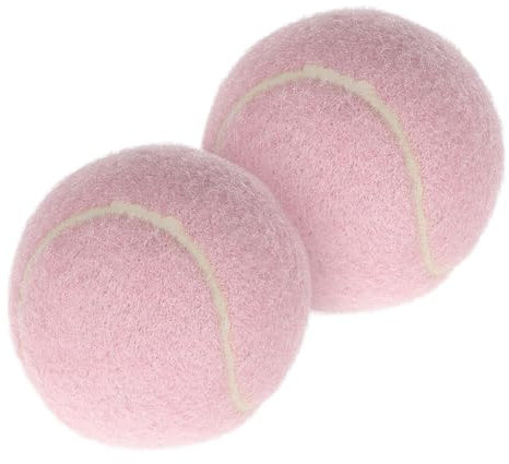 Milisten 2 Pezzi Giocattoli Da Tennis Tennis In Gomma Pratica Per Principianti Palline Da Rosa Allenamento Pallina Da Parco Giochi Ragazza Da Che Gioca A