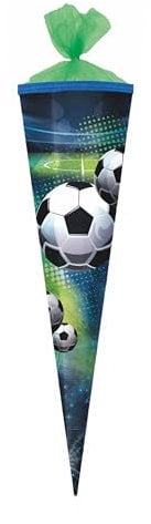 Herlitz Schultüte / Zuckertüte / 85cm / eckig / Fußball
