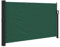vidaXL Auvent latéral rétractable Vert foncé 120x500 cm, écran d’intimité de Jardin, Brise-Vue de Balcon, écran d'extérieur, Brise-Vue d'extérieur
