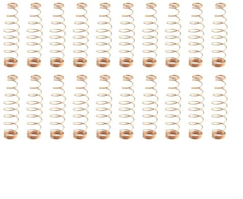 Enhance Piano Performance 90pcs Copper Wire Hammer Springs Replacement (Length 24mm)