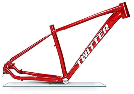 Fahrradrahmen 15''/17''/19'' MTB-Rahmen Aluminiumlegierung XC Boost Trail Steckachse 12x148mm Mountainbike-Rahmen für 29ER-Rad Fahrradzubehör (Farbe: Rot, Größe: 19x29in)