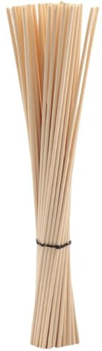 50 Stück Duftstäbchen Nachfüllpack,Reed Diffuser Sticks,Rattanstäbchen Für Raumduft, Ersatz Duft Stäbe Für Raumduft,Büro,Zuhause(Natur)