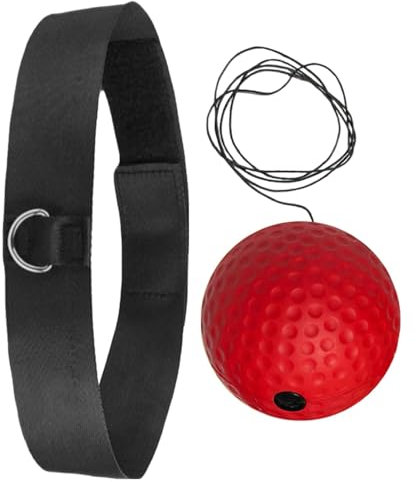 Boxen Reflexball, Boxen Training Ball, Boxbälle mit Kopfband, Reaktionsball Boxing Equipment, Verbessern Sie Geschwindigkeit und Hand-Auge-Koordination, Boxtraining React Reflex Ball