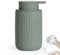 Autumnlife Seifenspender Grün Schaumseifenspender 350 ml Spülmittelspender mit Schaum Pumpenkopf, Nachfüllbarer Keramik Matt Grün Seifespender Soap Dispenser für Küche, Bad