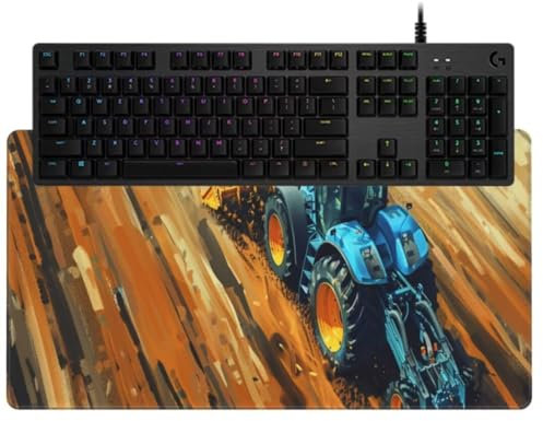 Traktor Mauspad Bauernhof Mauspad XXL 1200x600 mm, Schreibtischunterlage Wasserdicht Mousepad mit Anti-Rutsch Basis Desk Mat, Verbessert Präzision Und Geschwindigkeit, für PC, Laptop, Geschenk yw254