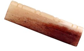 Dado Superiore in Osso di Cammello per Chitarra Basso 8 Corde | Qc12, Pezzo Singolo, Parti Strumentali Scanalate, Compatibile Basso e Chitarra, Resistente a Scheggiature Colore Casuale