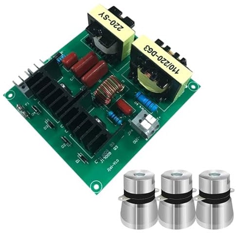 150W Ultrasonic Cleaner PCB Screwdriver Board Kit with 3 Transducers for Auto Parts Cleaning