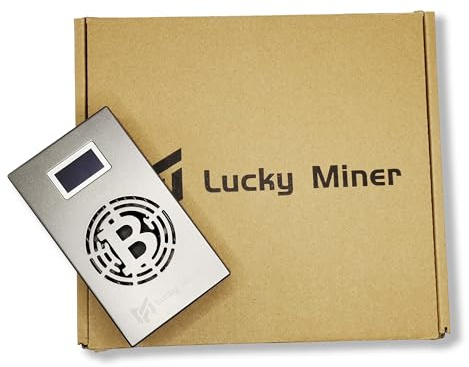 Bitcoin Miner Luck LV06 Miner V6 Solo Miners WiFi Connection 500GH/S Hashrate Cryptos Miners Silent Operation Home Lottery BTC Miner Machine with PSU