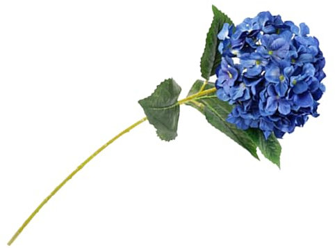 Artificial Silk Hortensia Flower, Easy to Elegant (Dark Blue)