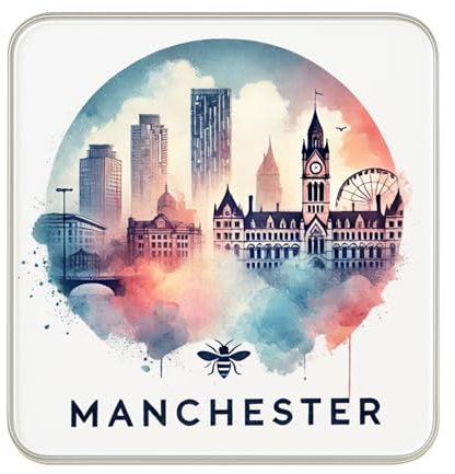 Manchester, England UK Fridge Magnet | Travel Souvenir Collectible Gift