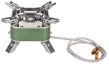 XINYIN Cuisinière À Gaz Pliante Extérieure Fours De Camping Portables Fours Survie Pique-niques Poche Cuisinière À Gaz Brûleurs Portables Camping Brûleurs Pliants Accessoires Randonnée Batterie