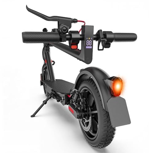 E Scooter mit Straßenzulassung Max 30 km Reichweite,8.5 Zoll Elektroroller mit Wabenreifen Duales Bremssystem 20km/h,Elektro Scooter bis 120kg für Herren Damen