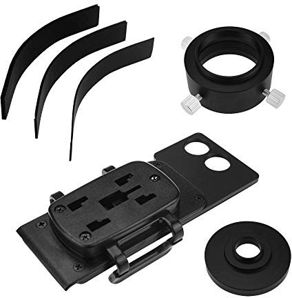 Astromania Smartphone iPhone Adapter with T2 Thread and Eyepiece Adapter 36-42mm - for Photography with telescopes and Spotting Scope or Binoculars