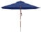 anndora Sonnenschirm Gartenschirm 3,5 m rund UV Schutz + Winddach - Blau