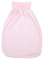 TupTam Baby Strampelsack mit breitem Bund – Unwattierter Schlafsack Baby aus Baumwolle für Frühling & Sommer, Farbe: Streifenmuster Rosa, Größe: 0-6 Monate