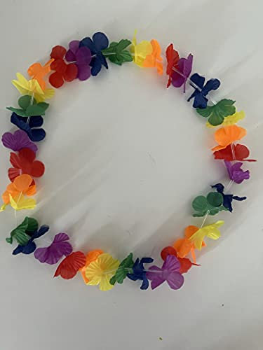 100 COLLANE HAWAIANE COLLANA HAWAIANA FIORI FINTI HAWAII FESTE FESTA (100 Collane, ECONOMICA)