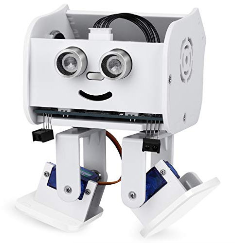 ELEGOO Penguin BOT Robot Biped Compatible con Arduino IDE Proyecto con Tutorial de Ensamblaje, Kit Stem para Aficionados, Juguetes Stem para Niños y Adultos Versión 2.0 Blanco