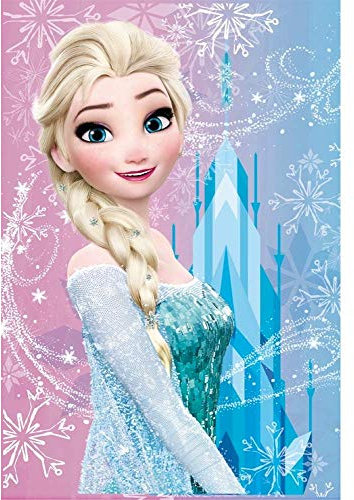 Star Disney Frozen 55885 - Coperta stampata, dimensioni 100 x 150 cm, multicolore