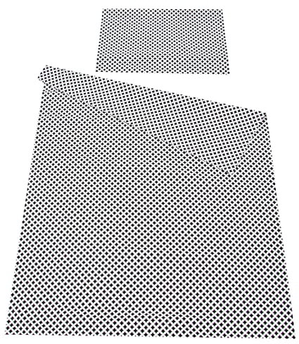 Babylux Bettwäsche Bezug 2 TLG. 100 x 135 cm Kinderbettwäsche Bettwäsche Bettset Babybettwäsche (107. Marokko Schwarz)