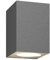 Lucande Wandleuchte außen Xava (Modern) in Schwarz aus Aluminium (1 flammig, GU10) - Außenwandleuchten Wandlampe Led Außenlampe Outdoor für Außenwand/Hauswand Haus Terrasse & Balkon