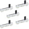sourcing map 5St Fader Variable Widerstände Potentiometer Gerade Schiebe B104 100K Ohm Linear Doppelpotentiometer zum Dimmen 35mm
