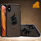 Gorilla Tech iPhone 8 iPhone and 7 Plus Silicone Case With Ring Stand and Screen Protector Tempered Glass Soft Ultra Slim Anti Scratch Full Edge Cover 3-Pack, Black 5.5