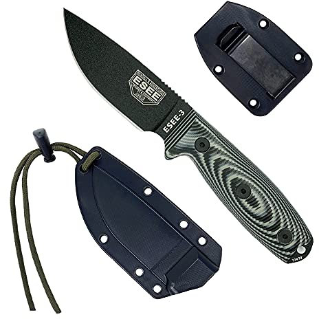 ESEE Model 3 3D Fixed Blade Black