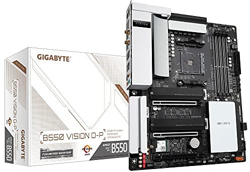 Gigabyte B550 Vision D-P ATX Motherboard for AMD AM4 CPUs