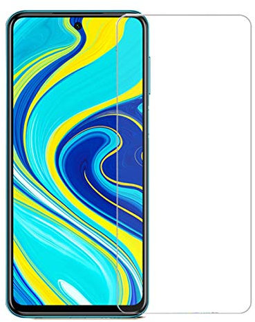 HQ-CLOUD lot de 2 Verres Trempés Pour XIAOMI REDMI NOTE 9 PRO/NOTE 9S .Film de Protection d'écran Transparent - Anti Rayures - Ultra Résistant Dureté 9H