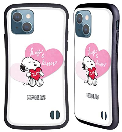 Head Case Designs Offizielle Peanuts Snoopy Umarmungen Und Küsse Versiegelt Mit Einem Kuss Hybride Handyhülle Hülle Huelle kompatibel mit Apple iPhone 13