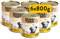 Dogs’n Tiger Adult Premium Nassfutter für Hunde, Mahlzeit, Hunde Nassfutter, tiergerechte Rezeptur mit 67% Fleischanteil an Huhn, Leinsamenöl & Kräuter – ohne Zucker & künstliche Aromen, 6X 800g