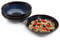 Sänger | Müslischalen Set Tokio 4 tlg, Bowl Schüssel Set 4 Personen, Müslischüsseln Steingut, Schale Spülmaschinenfest, Schalen Set Handmade Blau-Schwarz mit Braunen Akzenten | PREMIUM COLLECTION