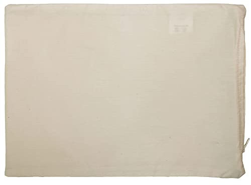 Bio-Perkal Inlett 50x40cm, mit Reißverschluss. Hülle ideal für Selberbefüller von Kissen - Inlett = Leere Kissenhülle - Inhalt: 2 Stück