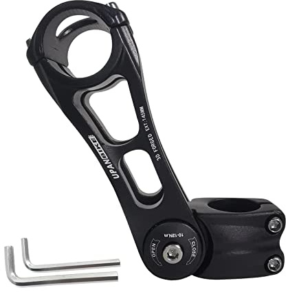 UPANBIKE Fahrradvorbau verstellbar 31,8 mm 85 Grad 90 mm 110 mm 145 mm Aluminiumlegierung Lenkererhöhung Extender Vorbau für Mountainbike Rennrad MTB