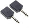 Keple 6,35-mm-Stereo-Klinkenstecker auf 2 x Doppel-6,35-mm-Stereo-Klinkenbuchse Splitter-Adapter Dual-Stereo 1/4 Y-Adapter, 2 Stück