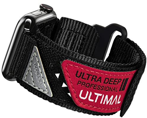 ULTIMAL Bracelet de sport (38MM/40MM/41MM, Noir)