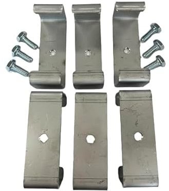 Concrete fence Post Brackets Clamps Rust Resistant for H Section (100mm Post)