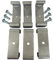 Concrete fence Post Brackets Clamps Rust Resistant for H Section (100mm Post)