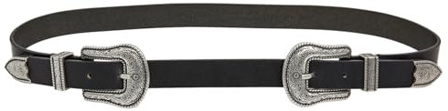Pepe Jeans Damen Gürtel Sara, Schwarz (Schwarz), M