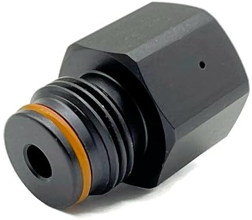 Exoda CO2 Zylinder Adapter TR21-4 0.825-14 für Aluminium Zylinder | Verwendungszweck: Paintball, Set-Inhalt: Adapter, Dichtungsringe, Besonderheiten: einfache Handhabung, Kompatibilität: gängig