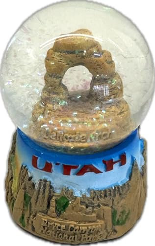 Bryce Canyon National Park Utah Schneekugel – mit zartem Bogen in der Mitte des Globus – 65 mm Schneekugel