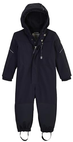 first instinct by killtec Kinder Softshell Overall mit Kapuze FIOW 10 MNS SFTSHLL ONPC, dunkelnavy, 122, 42121-000