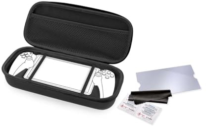 Nacon Hard Carrying Case with Tempered Glass Screen Protector for PlayStation Portal