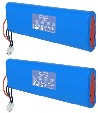 2 baterías Exmate 18 V NiMH 3500 mAh compatibles con Husqvarna Automower 210AC, 210C, 220AC, 230ACX, 260ACX, G2 (2004-2006), Husqvarna Automower SH